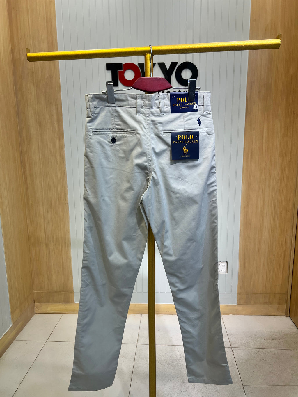 RL Premium Chino Pant Light Grey-1116