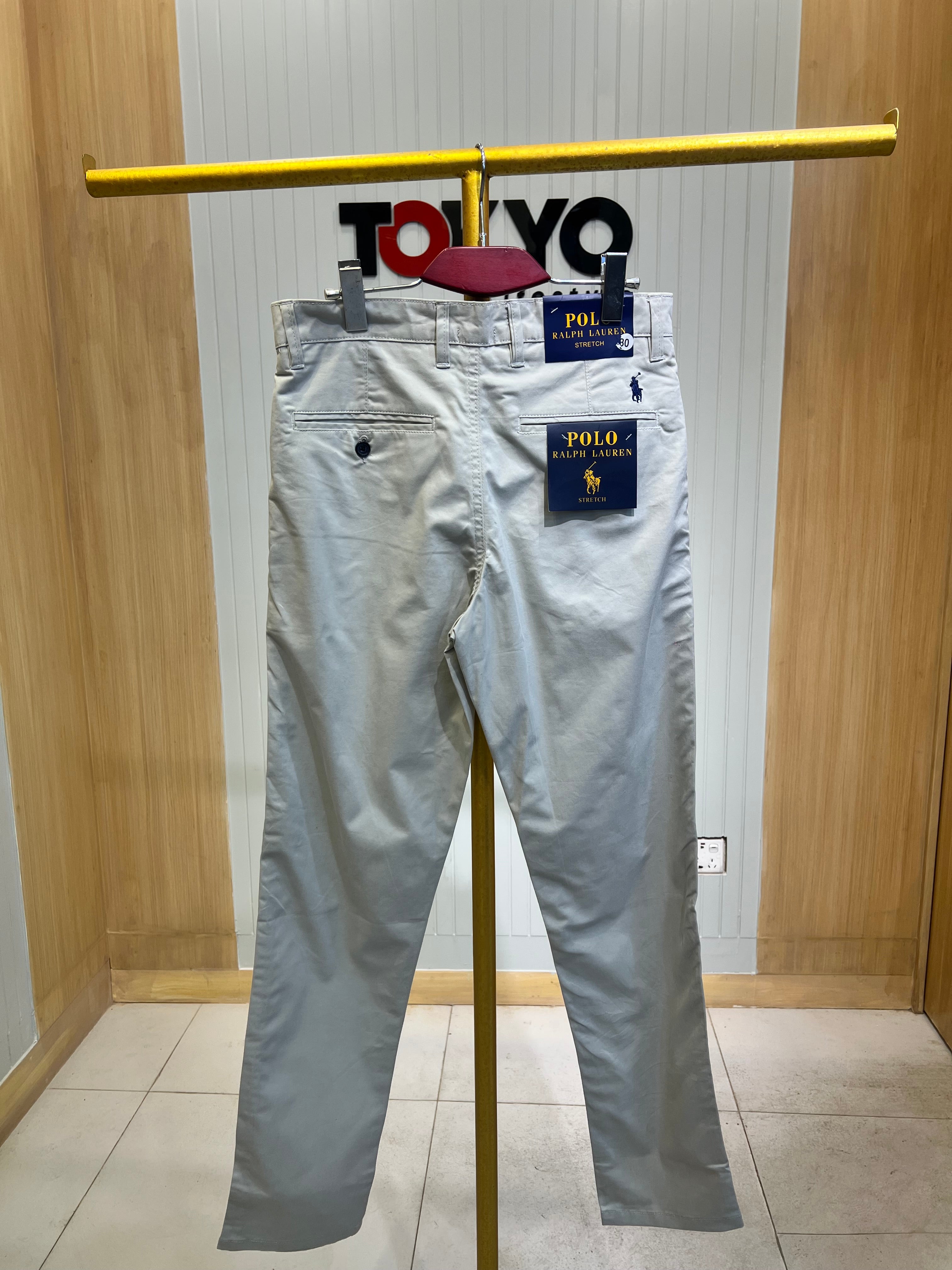 RL Premium Chino Pant Light Grey-1116