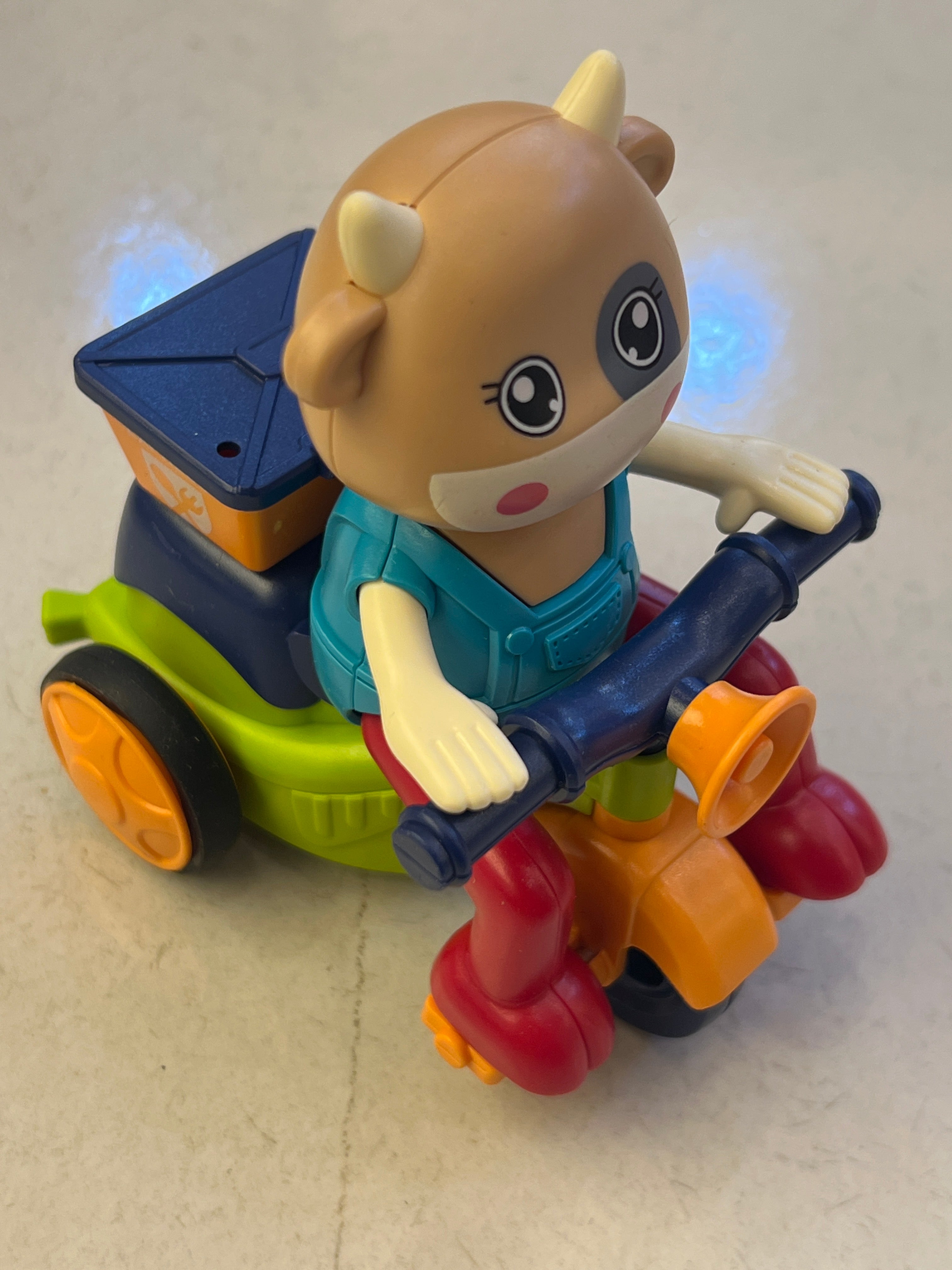 Cartoon Bull Musical Tricycle Toy