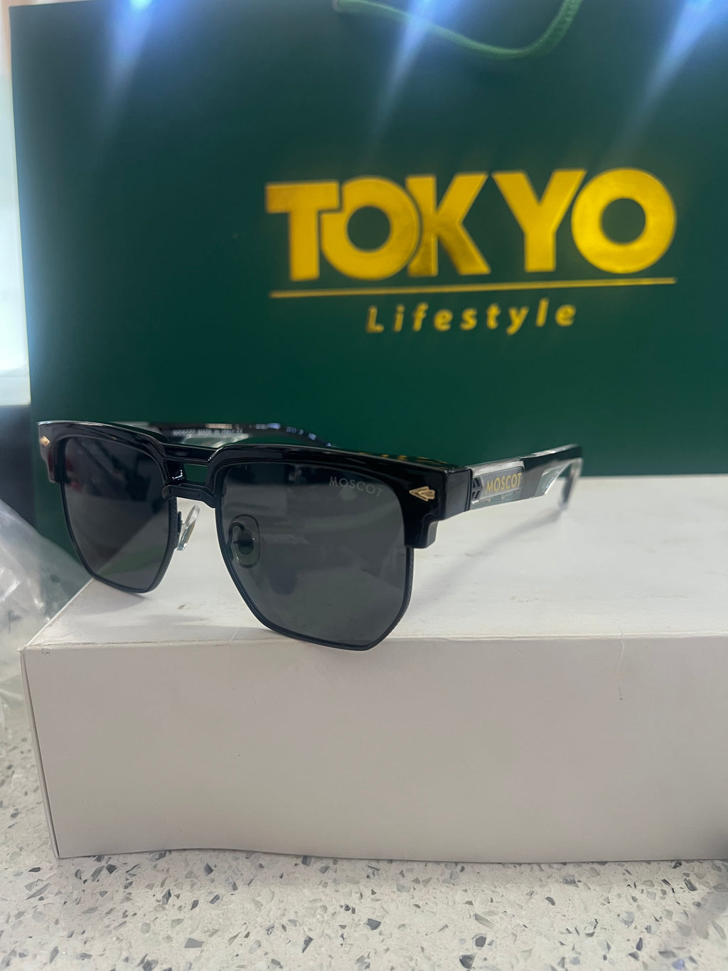 Premium Browline Square Sunglasses – SG114