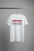 GUES.S T-SHIRT TS12 white red