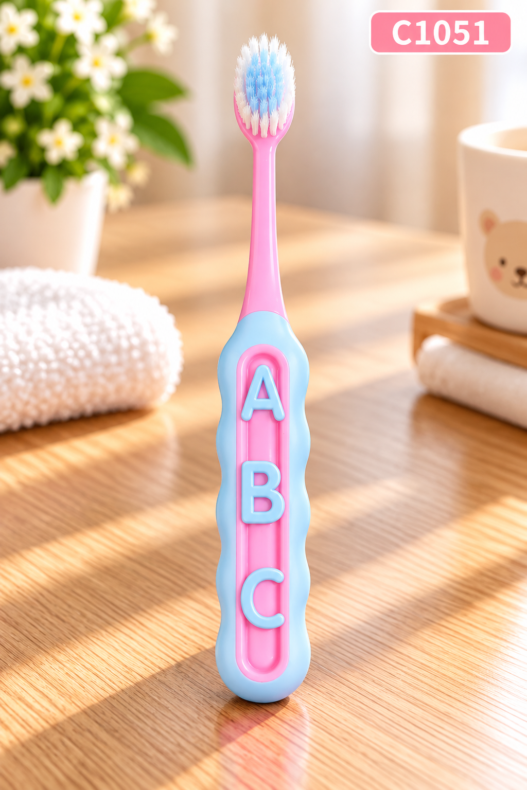 Premium Kids ABC Soft Bristle Toothbrush | C1051