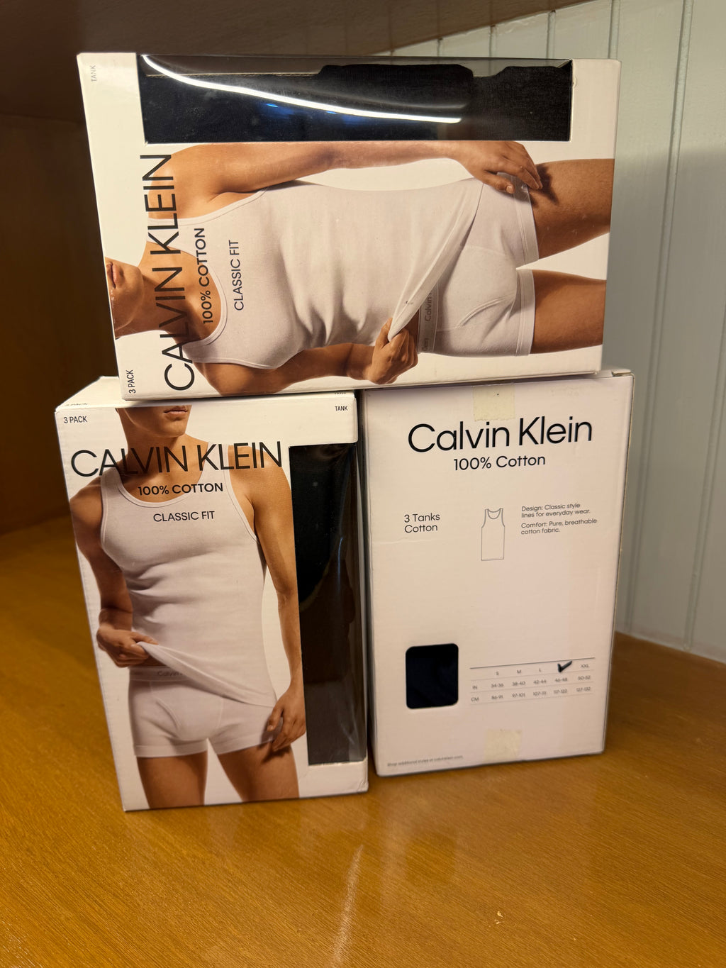 Men's 3-Pack Cotton Tank Tops – Classic Fit