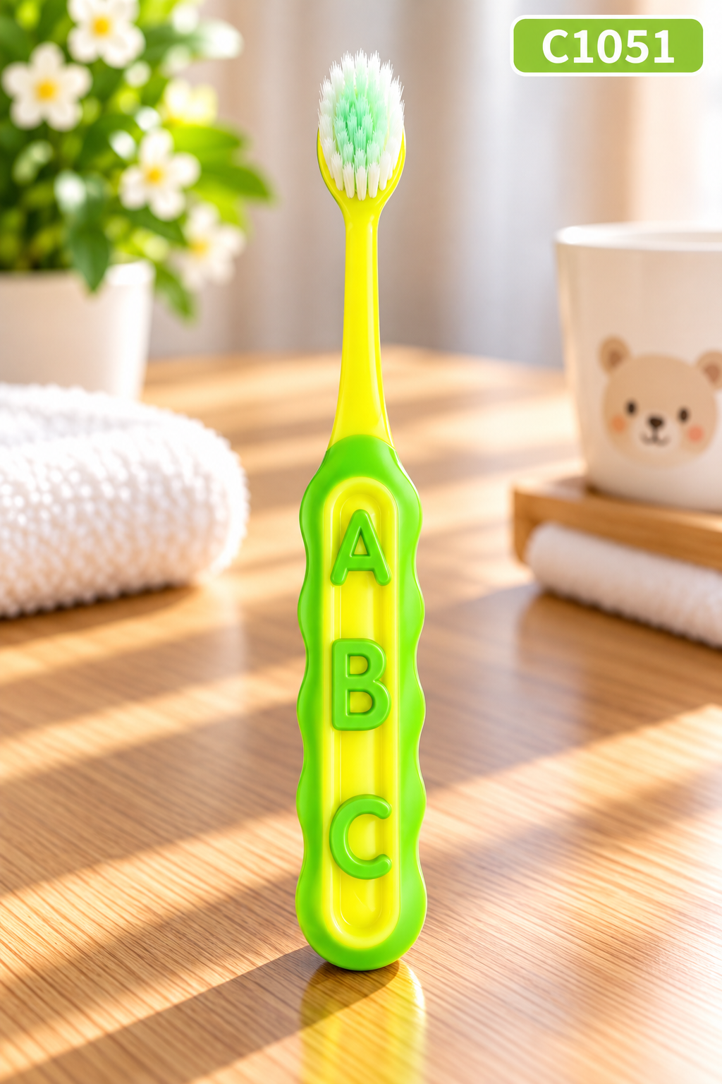 Premium Kids ABC Soft Bristle Toothbrush | C1051