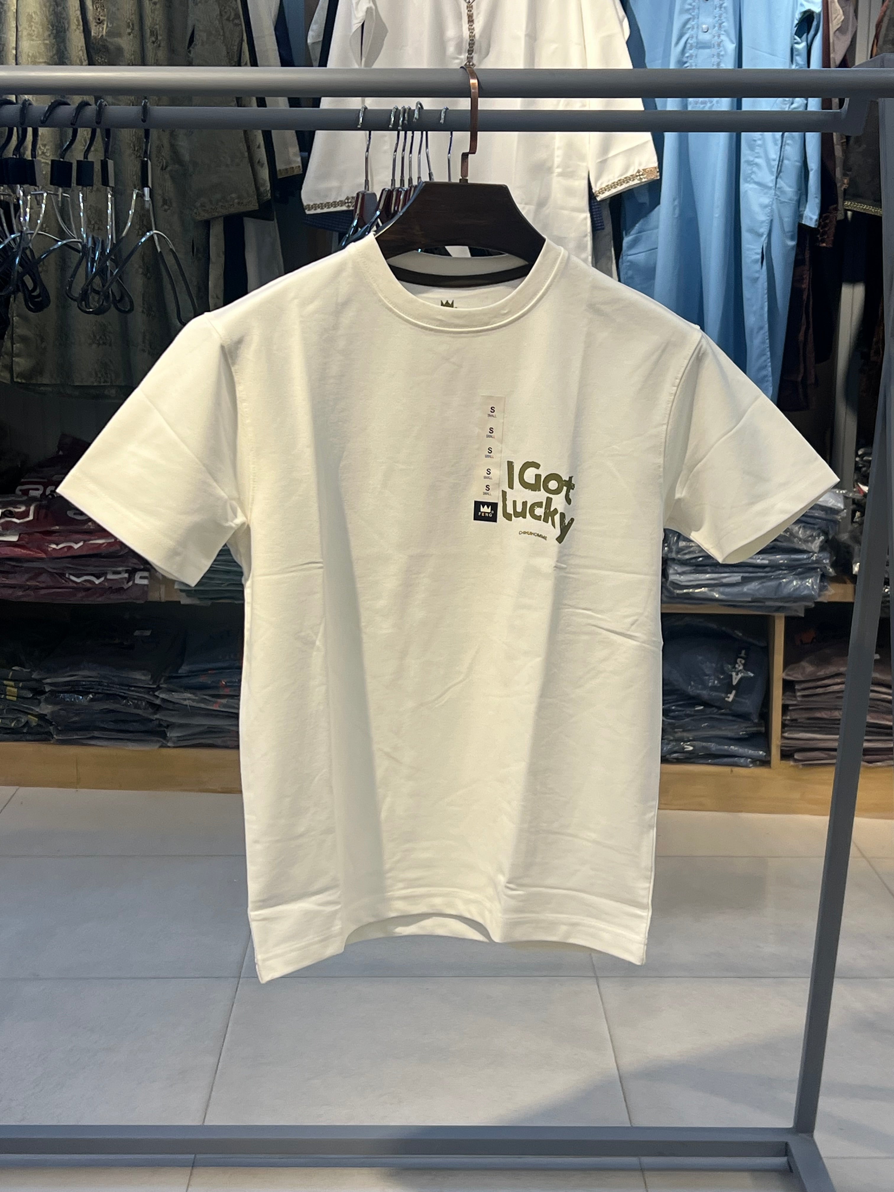 Gatsby Oversized T-Shirt for Men – Premium Stretch Cotton 1401 WHITE