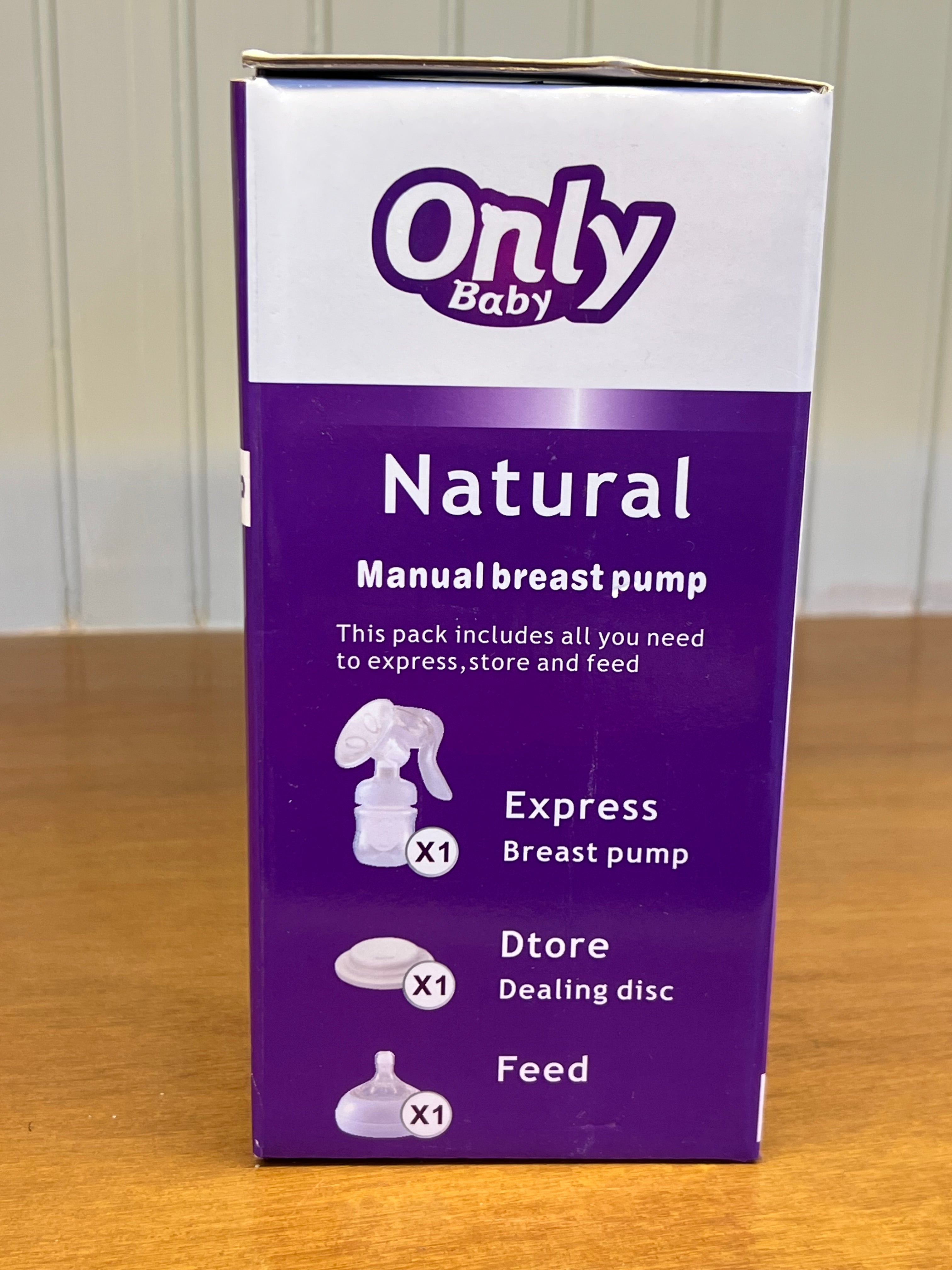 Only Baby Natural Manual Breast Pump (BPA-Free, Comfortable & Portable)