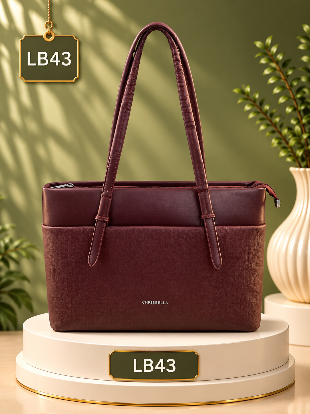Premium Classic Shoulder Tote Bag – LB43