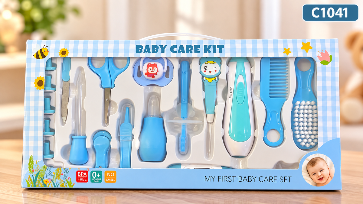 Premium Complete Baby Grooming & Healthcare Kit – Multi-Piece Newborn Care Set | C1041