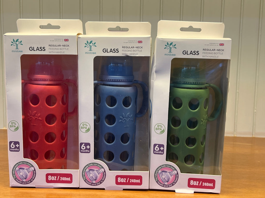 Glass Feeding Bottle 8oz/240ml-C1001