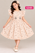 Premium Girls Floral Ruffle Party Dress – GD85