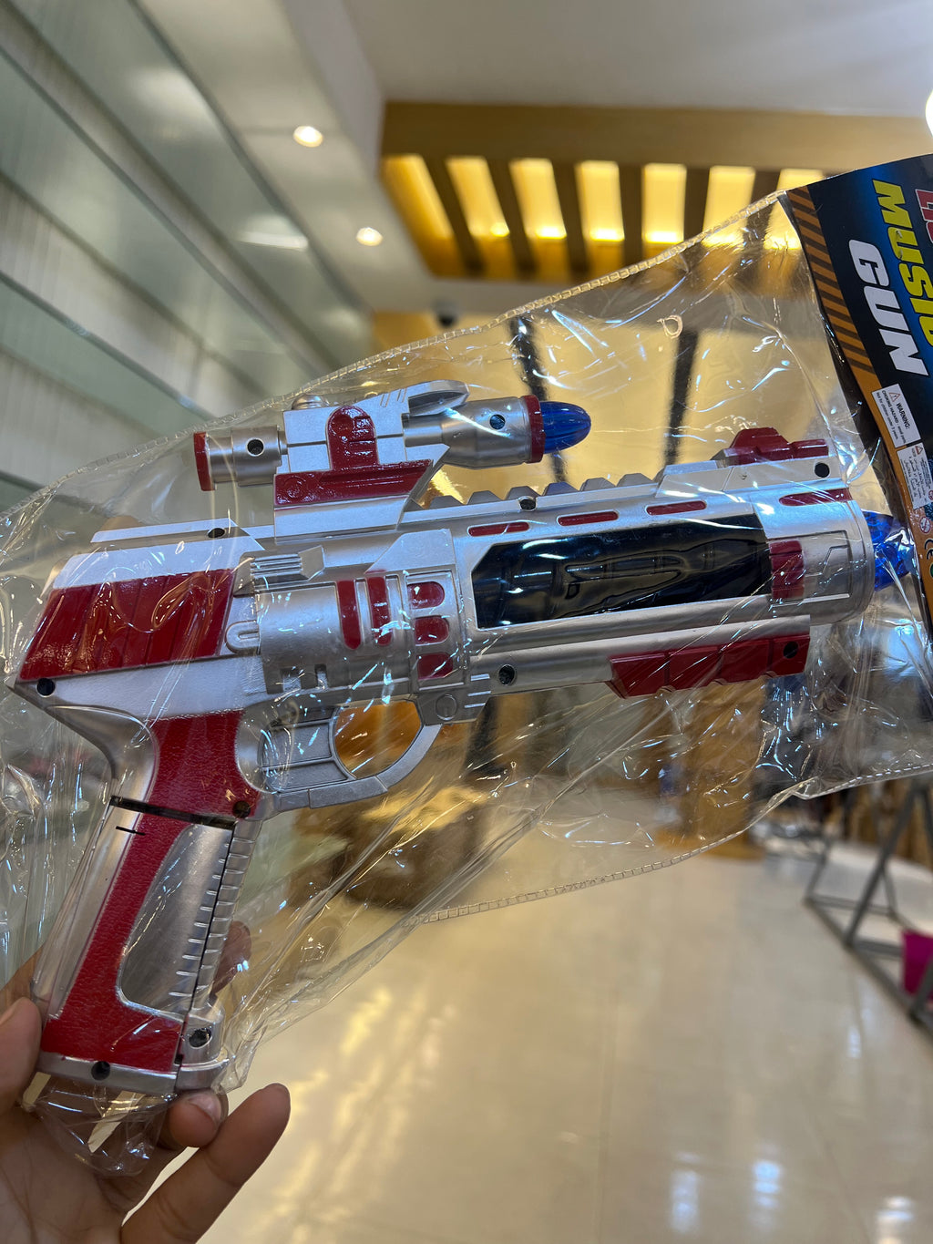 Laser Style Space Gun Toy with Light & Sound Effects