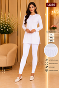 Premium Women’s Stretch Leggings LD86 — White