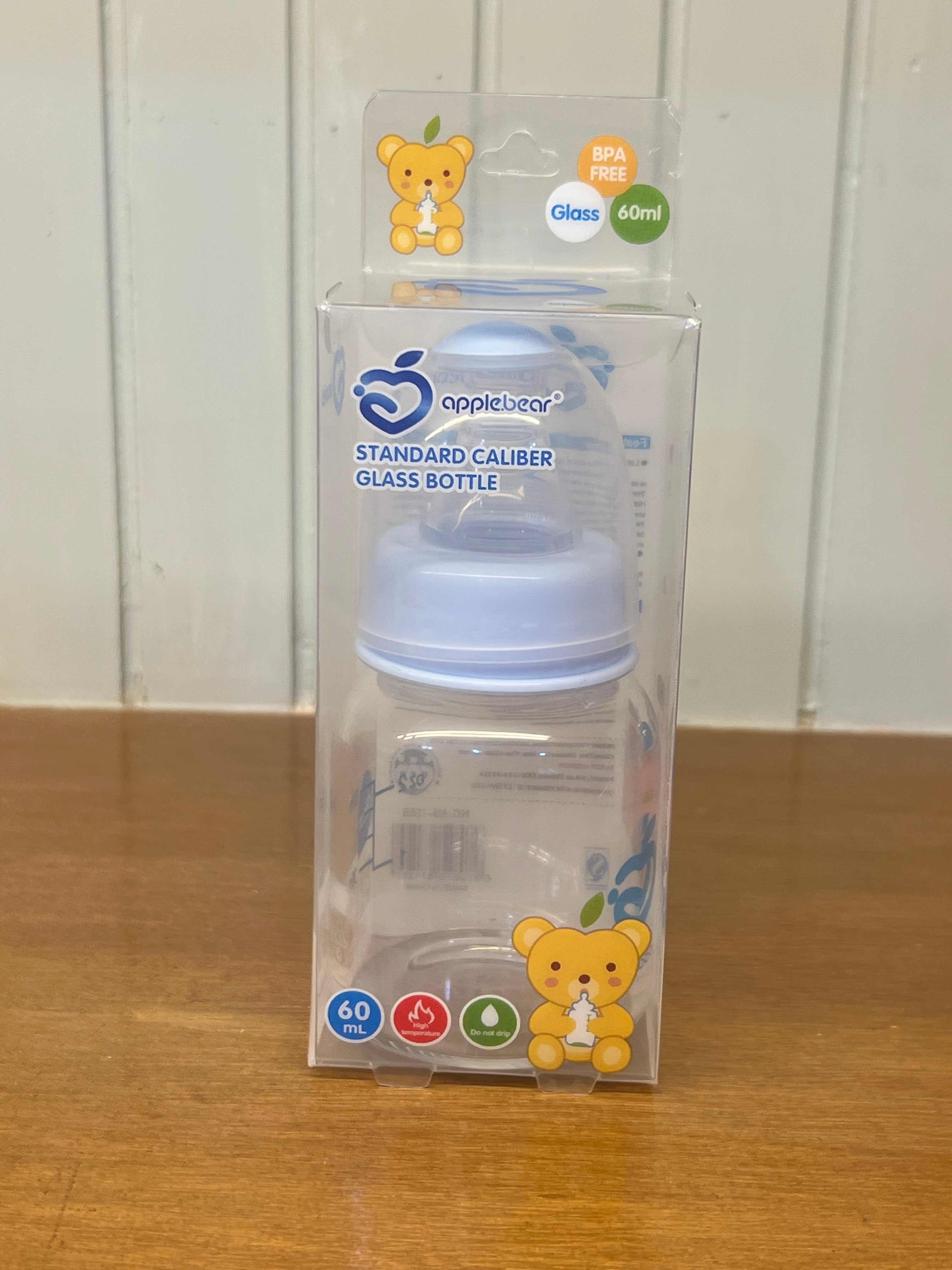 Applebear Glass Feeding Bottle 60ml -C1021