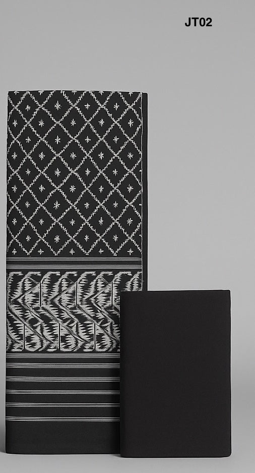 Soft Jamdani Three Piece JT02