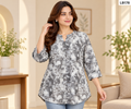 Premium Ladies Printed Three-Quarter Sleeve Tops - LD178