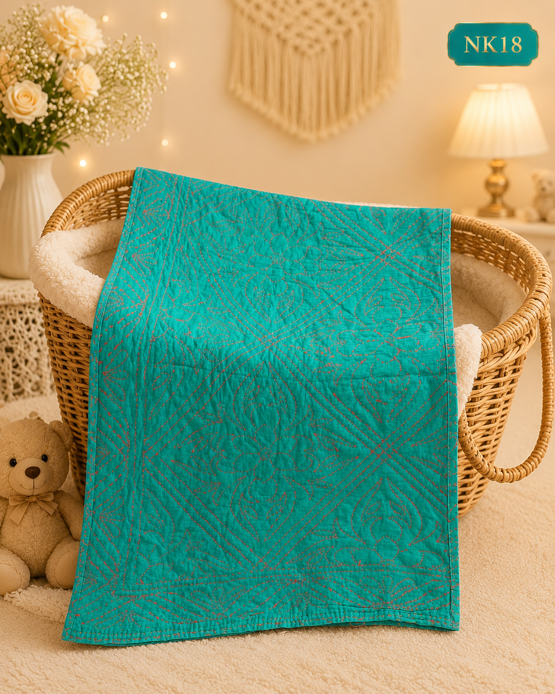 Premium Hand Quilted Baby Nakshi Kantha-NK18