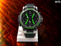Men's Premium Sporty Analog-Digital Multifunction Silicone Strap Watch – W75