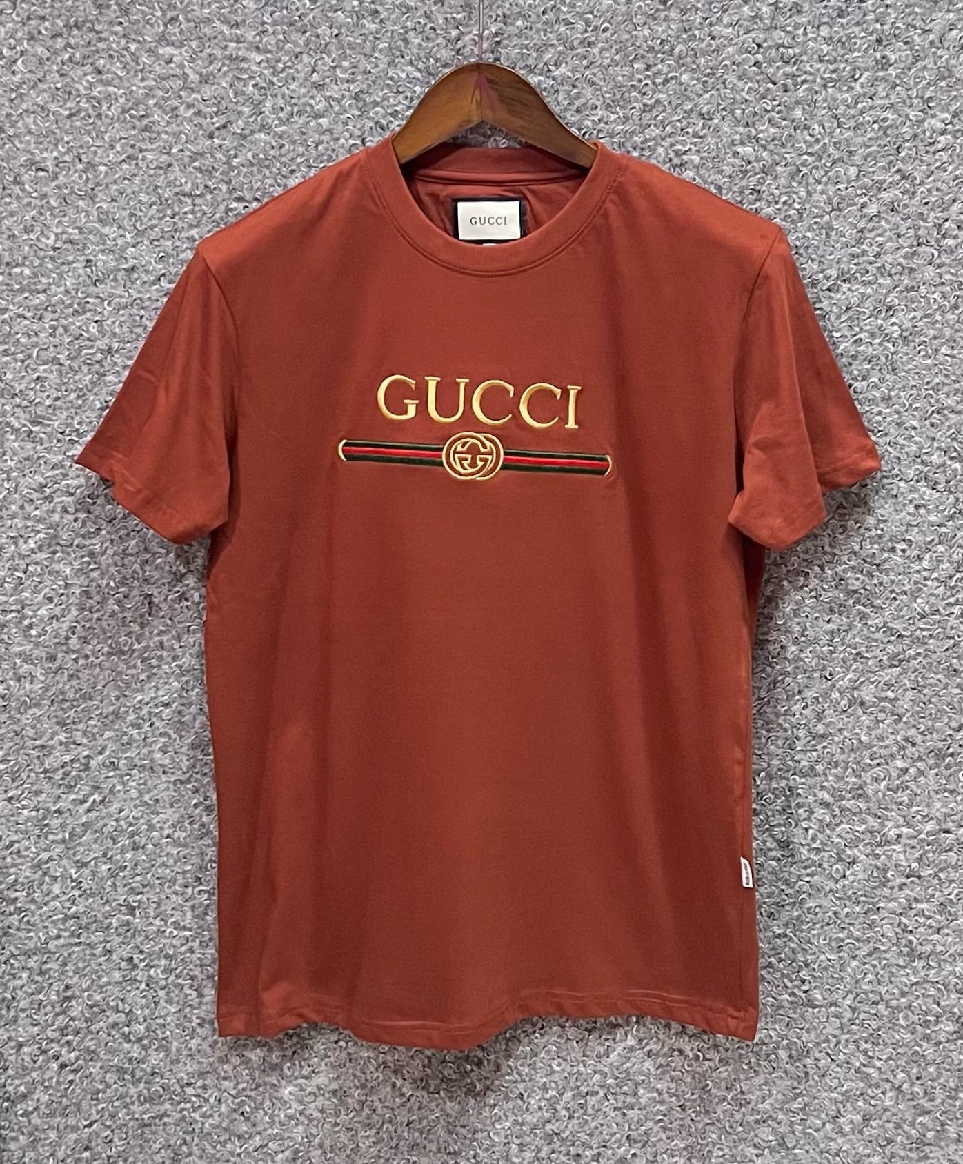 Premium Embroidery Tshirt GCCT Rust/ Eat .