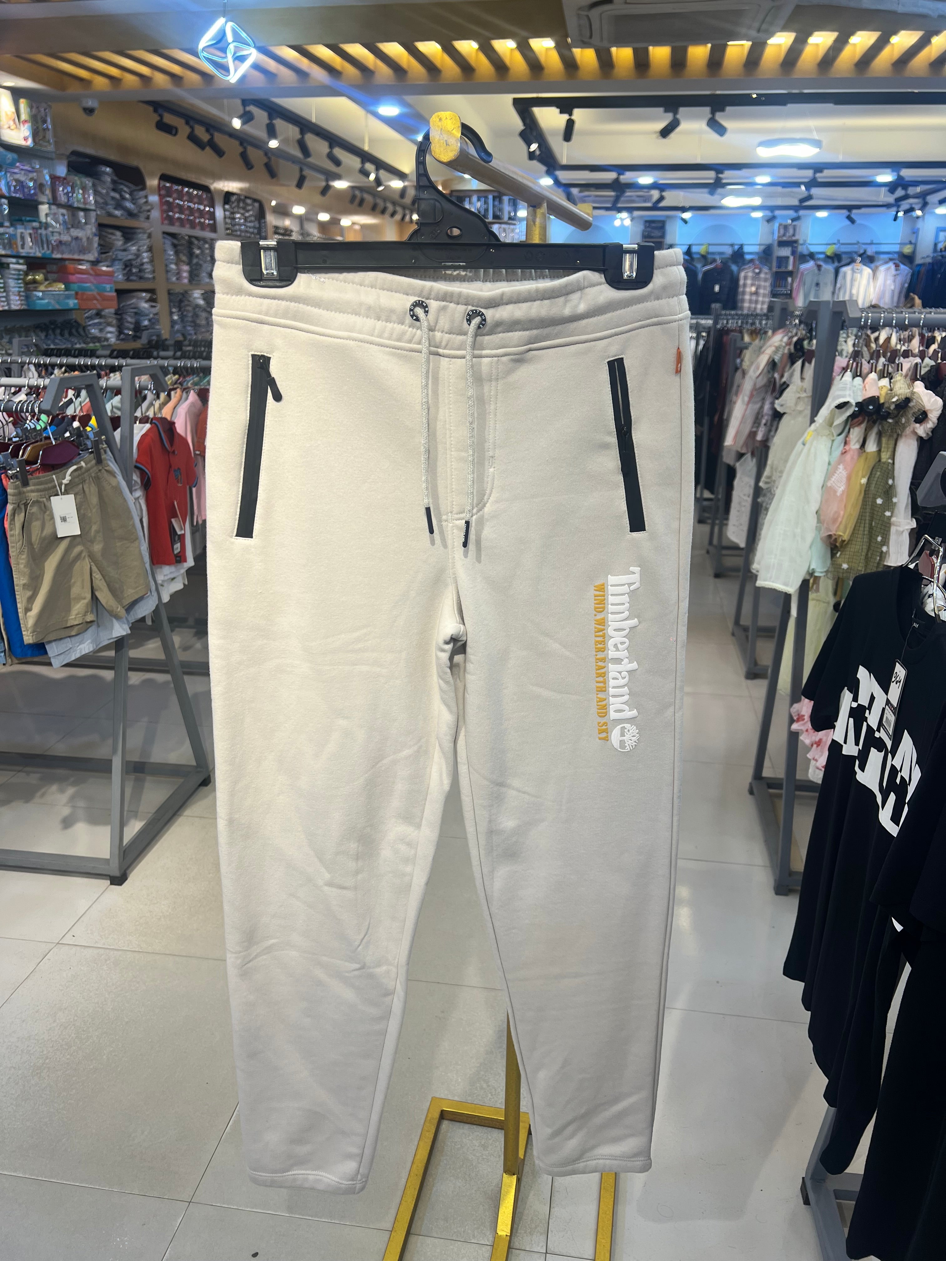 Premium Men's Ivory White Track Pants|TP27