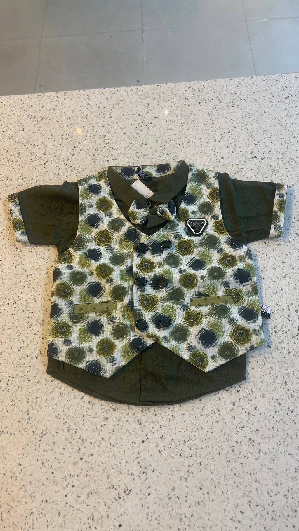 Premium Boys Waistcoat, Shirt & Shorts Set-BW01
