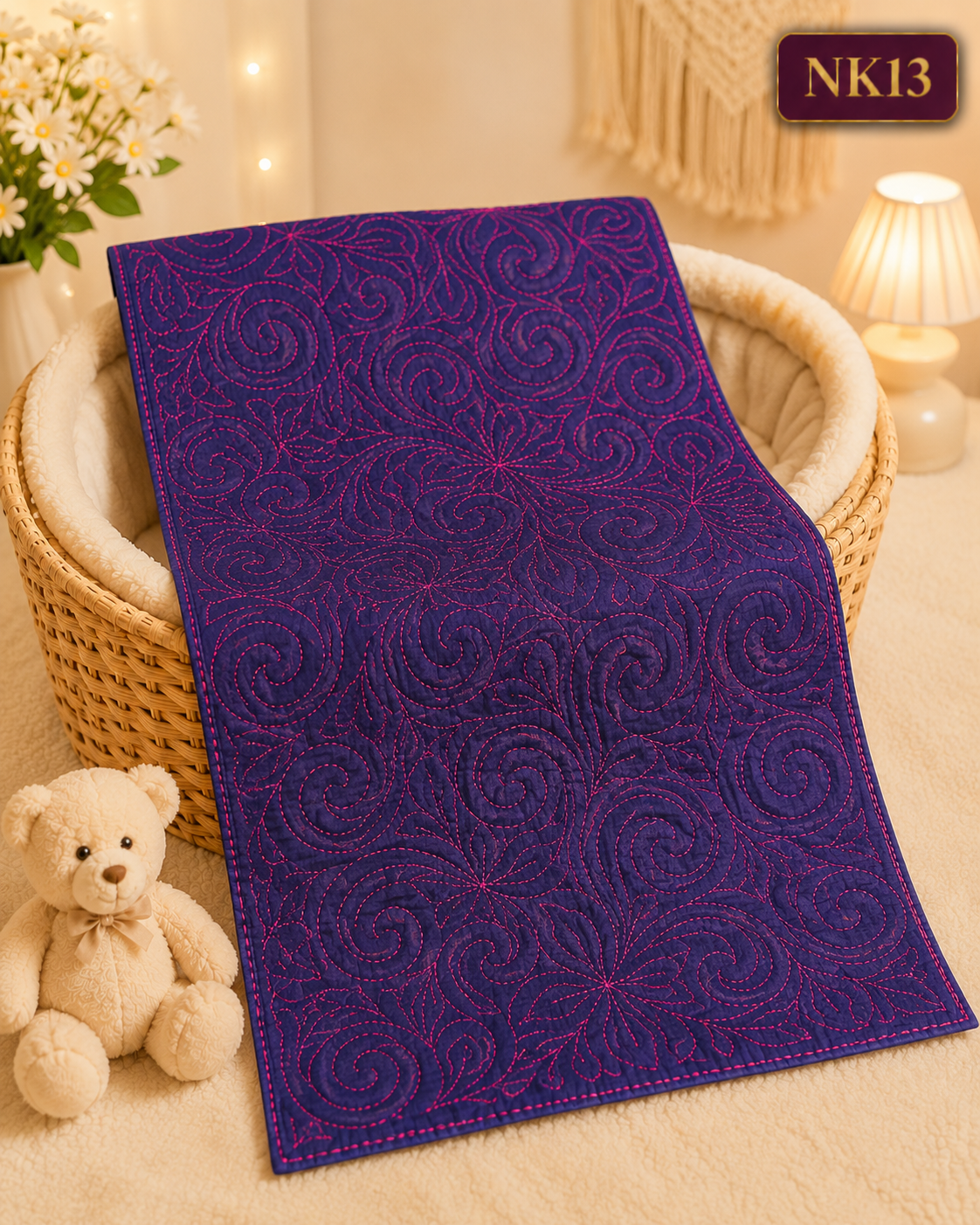 Premium Hand Quilted Baby Nakshi Kantha-NK13