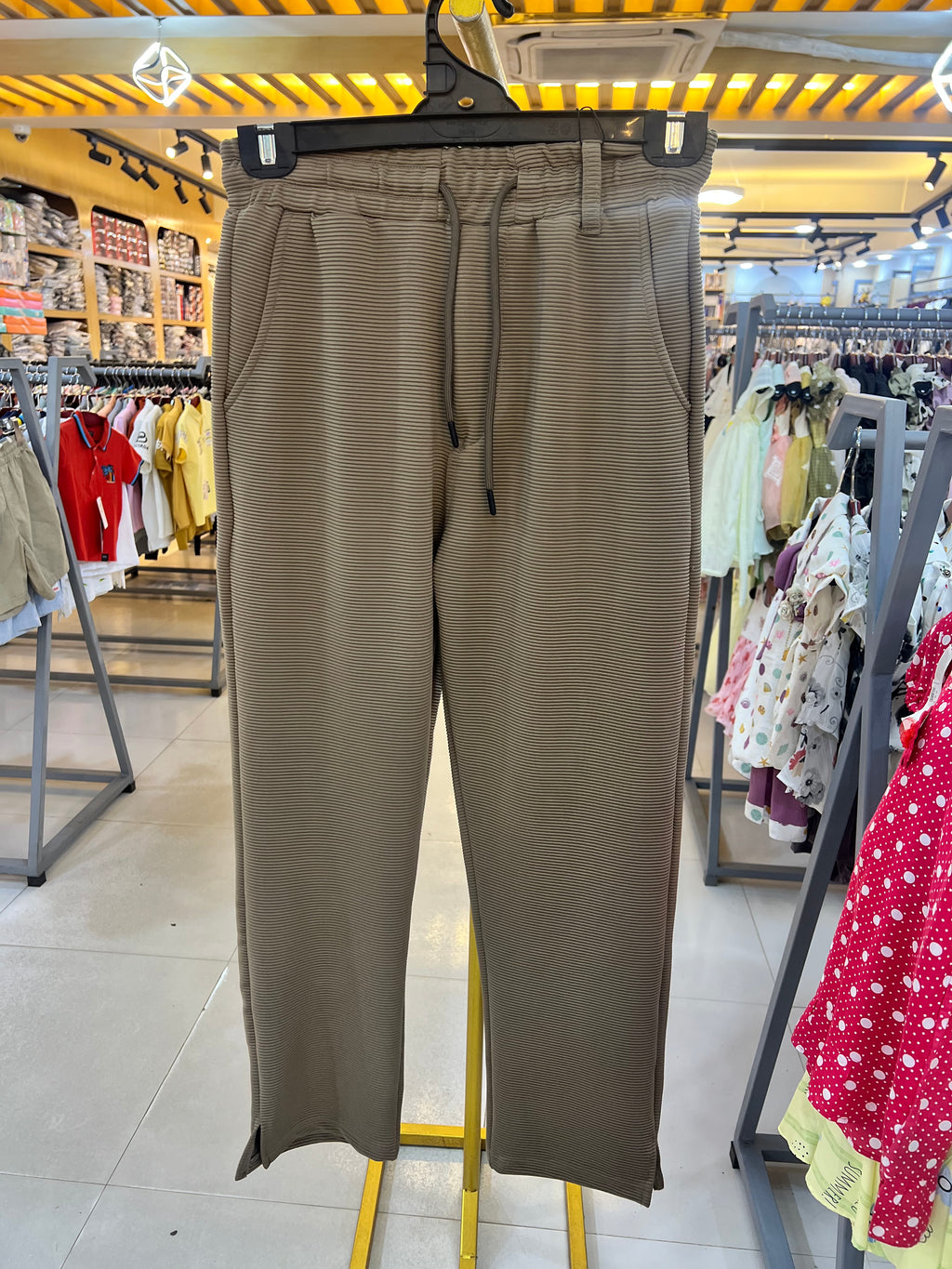 Premium Low Cut Baggy Trouser Taupe-TP16