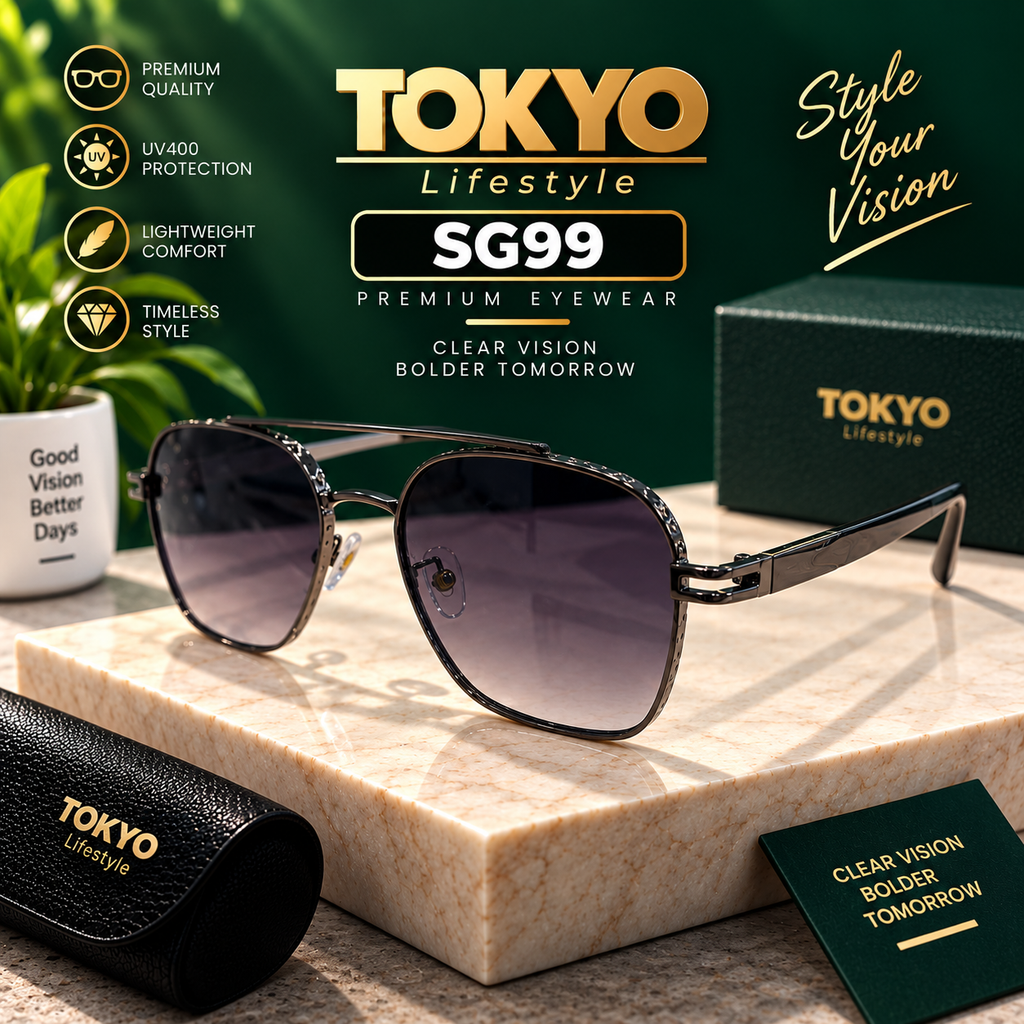 Premium Square Aviator Sunglasses – SG99