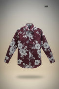 GATSBY Men’s Full Sleeve Casual Shirt MARRON 921