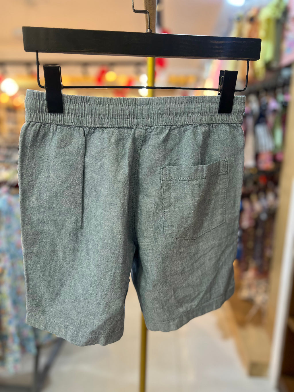 Premium Boys Casual Shorts Sky Blue Chambray-C72