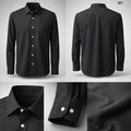 TMFS Signature Formal Cotton Shirt 221 Black