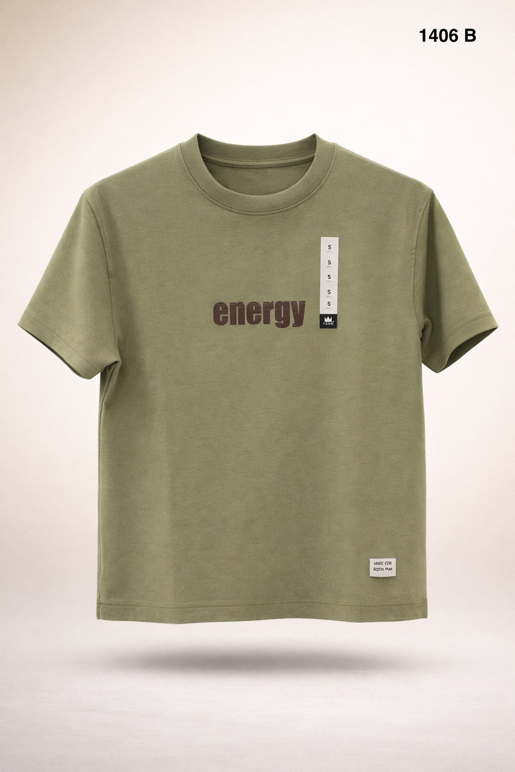 Gatsby Oversized T-Shirt for Men – Premium Stretch Cotton 1406 B Beige