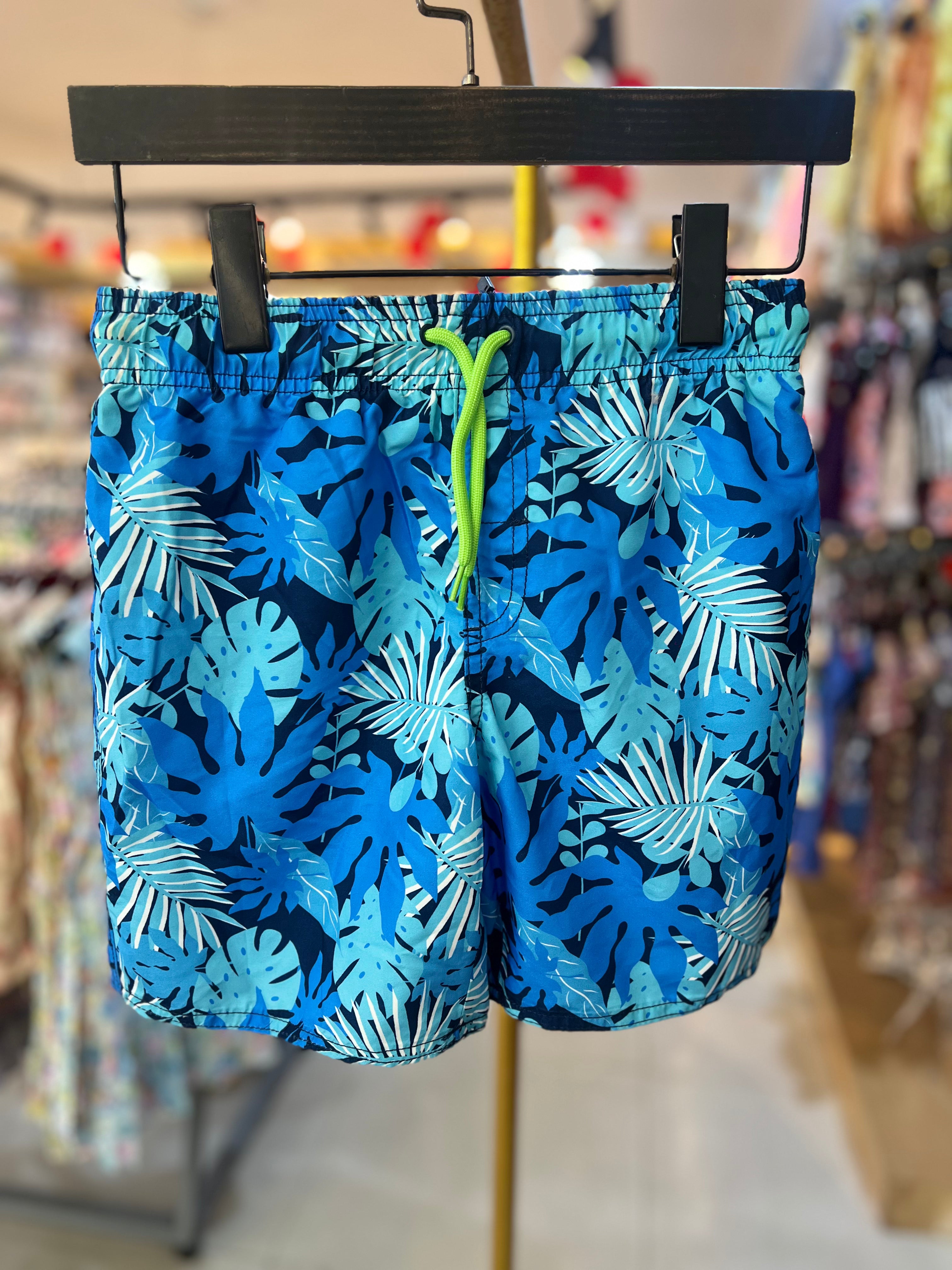 Boys Lobster Print Cotton Shorts-C71
