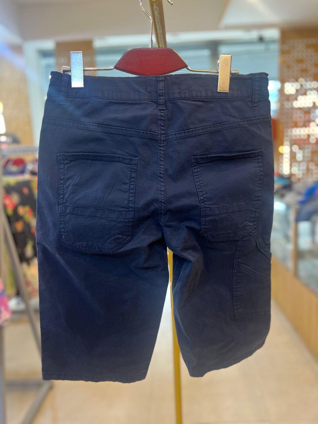 Premium Men’s Casual Shorts Navy Blue-C40