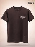 Gatsby Typography Printed T-Shirt for Men – Premium Cotton Regular Fit 1407 C- coffie
