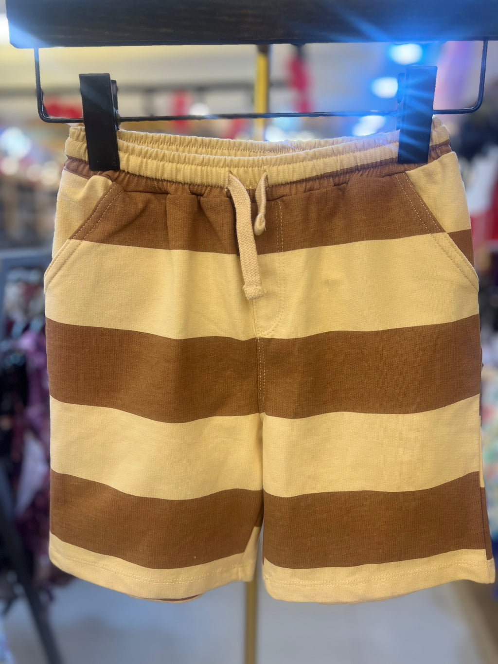 Boys Stripe Cotton Shorts-C65