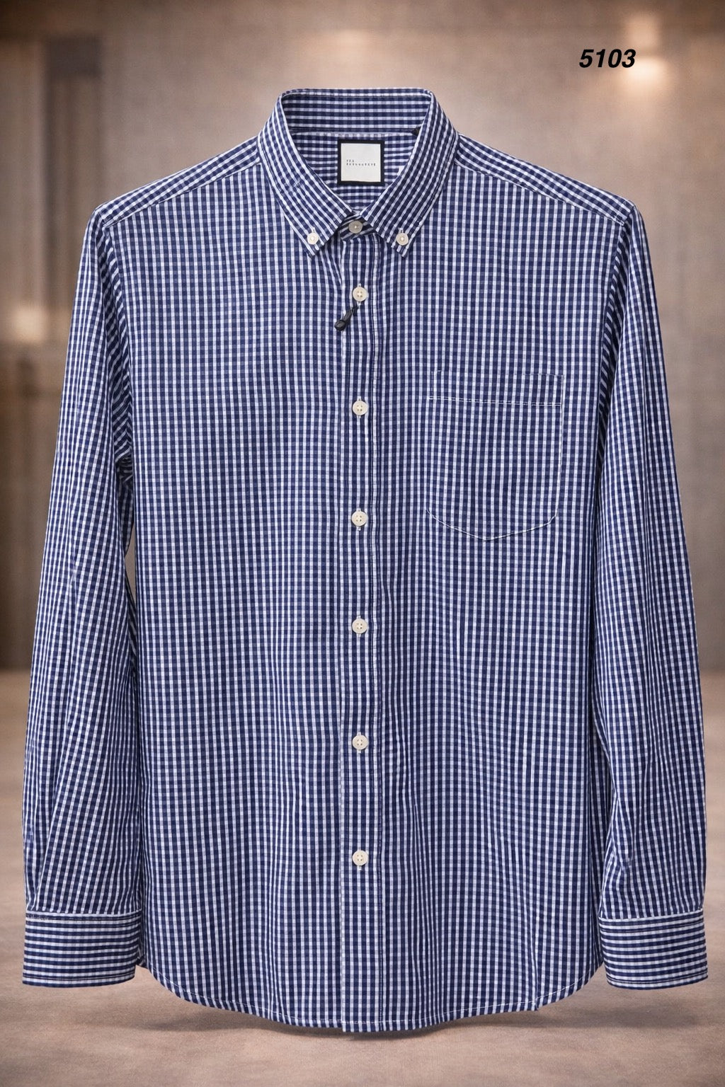 GATSBY Mens F/S Shirt_ Ted Bernhardt Blue 5103