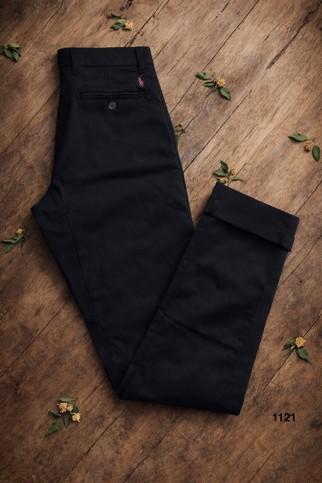 RL Premium Chino Pant Black-1121