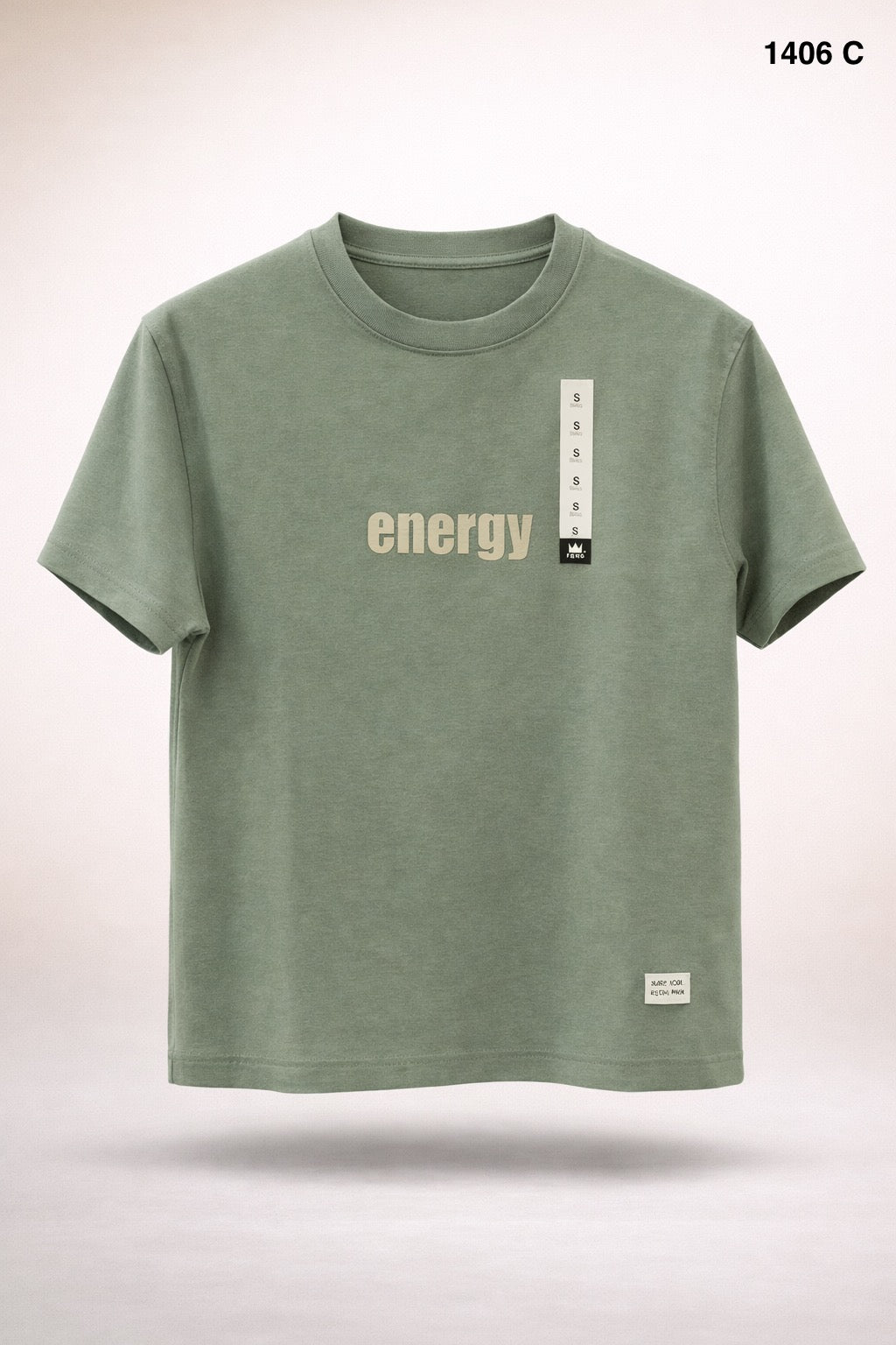 Gatsby Oversized T-Shirt for Men – Premium Stretch Cotton 1406 C Light Gray