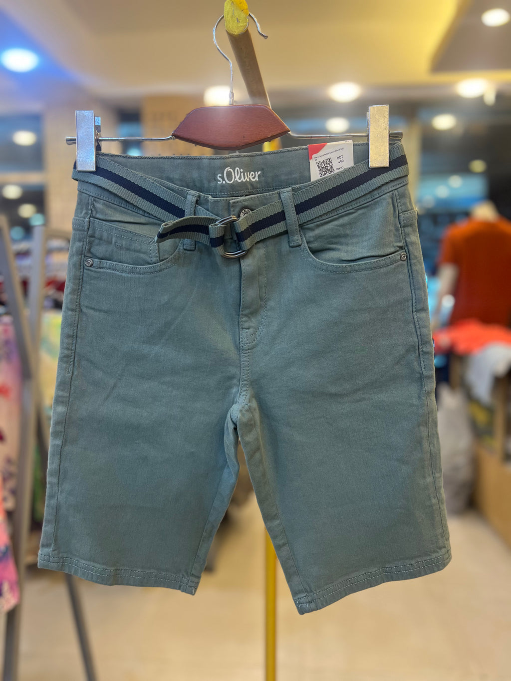 Premium Men’s Casual Shorts Sage Green-C33