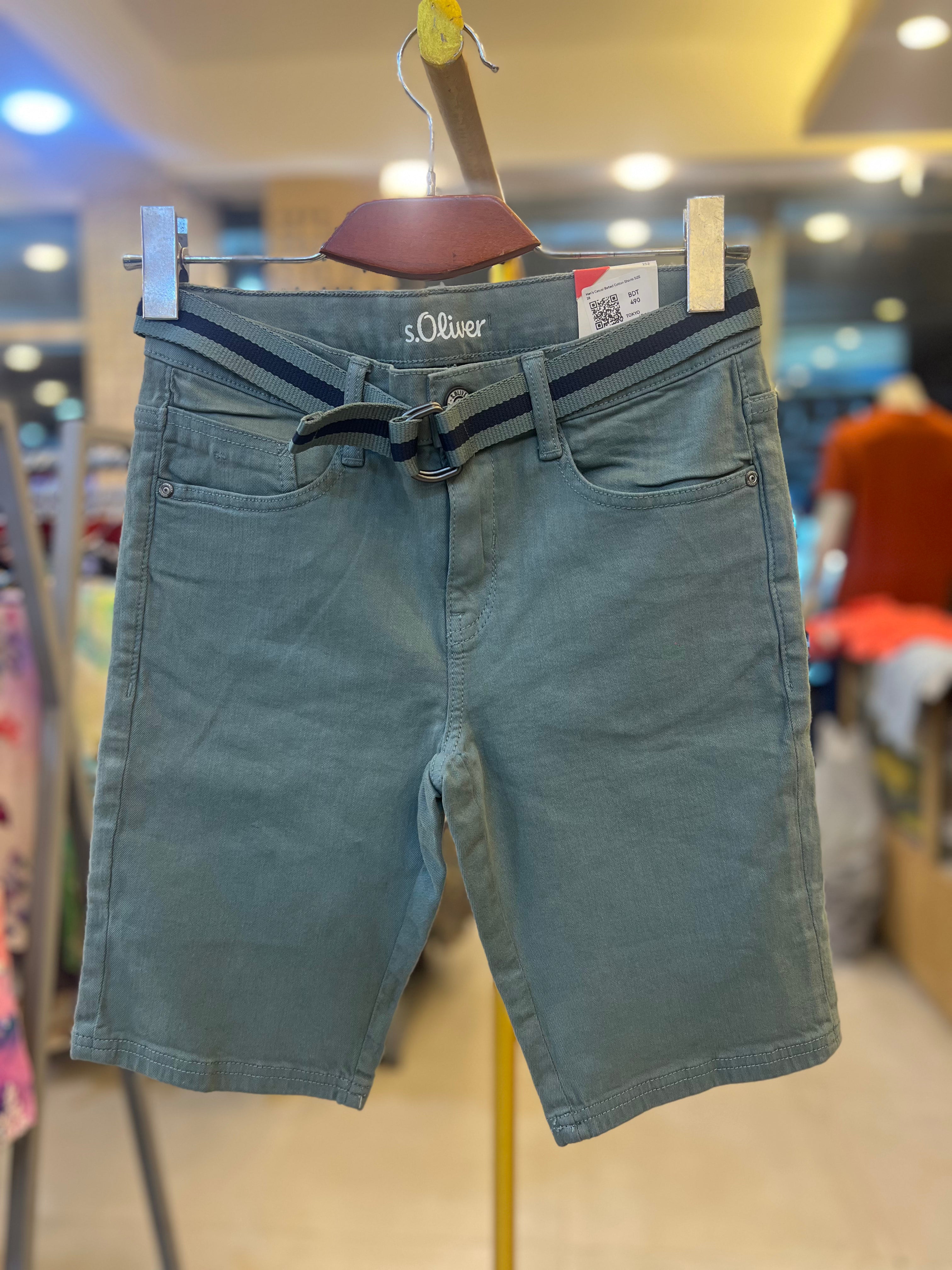 Premium Men’s Casual Shorts Sage Green-C33