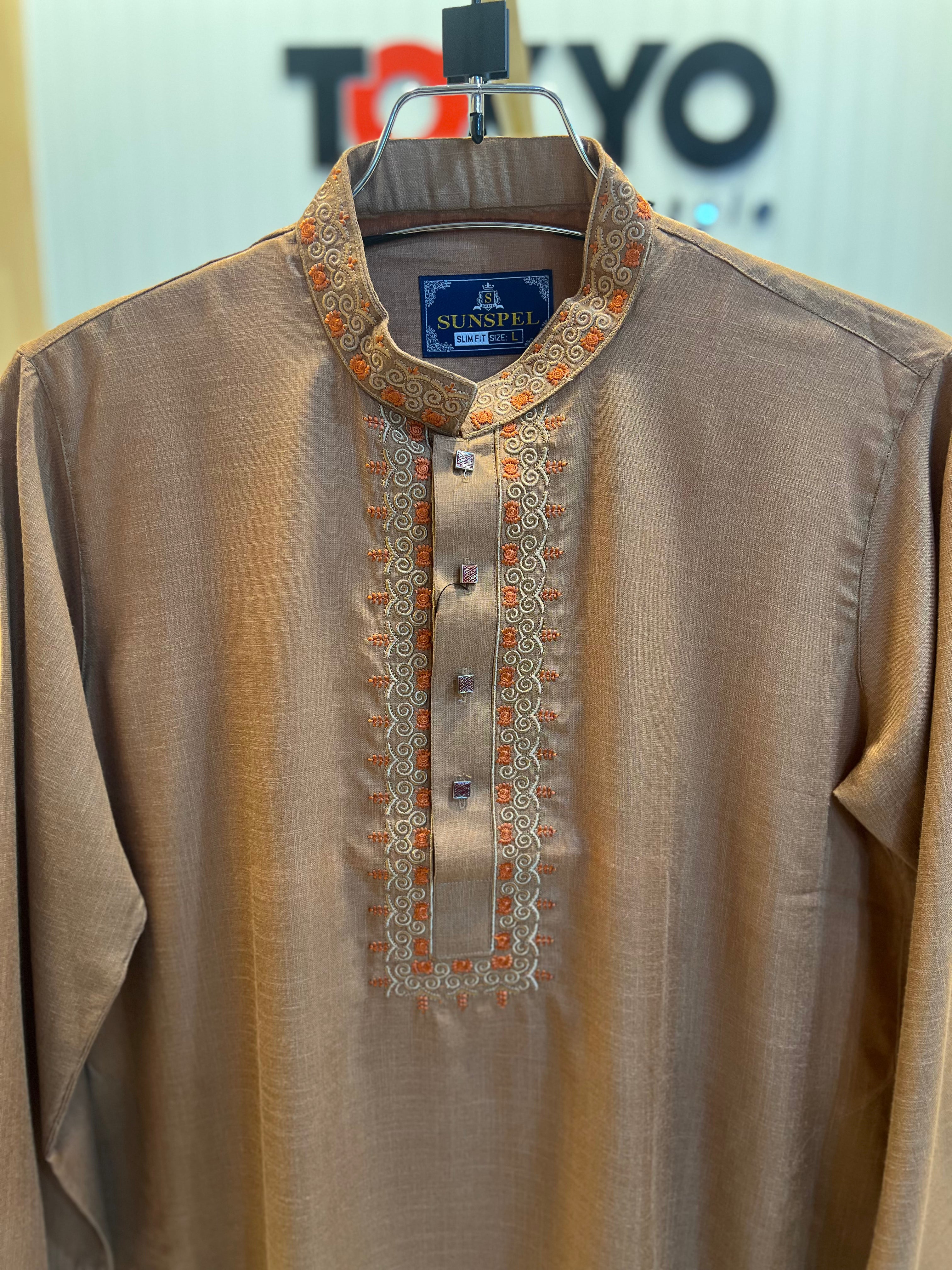 Premium Embroidery Panjabi for Men 709