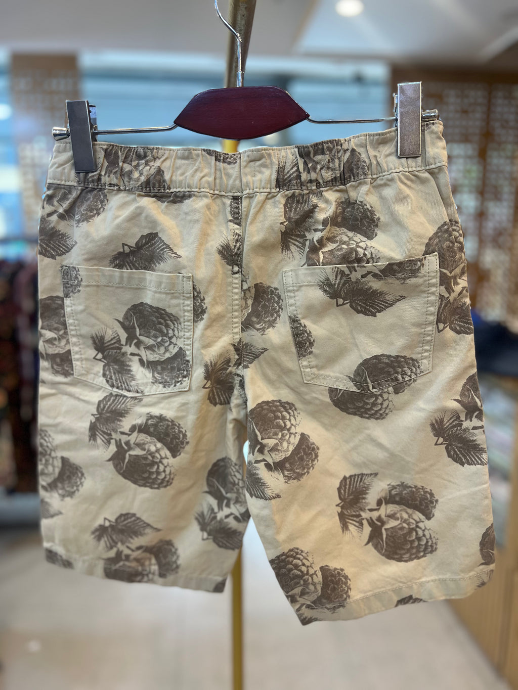 Premium Men’s Casual Shorts Beige Ash-C39