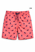 Boys Lobster Print Cotton Shorts-C58