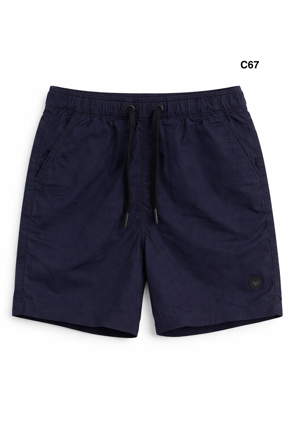 Boys Solid Cotton Shorts-C67