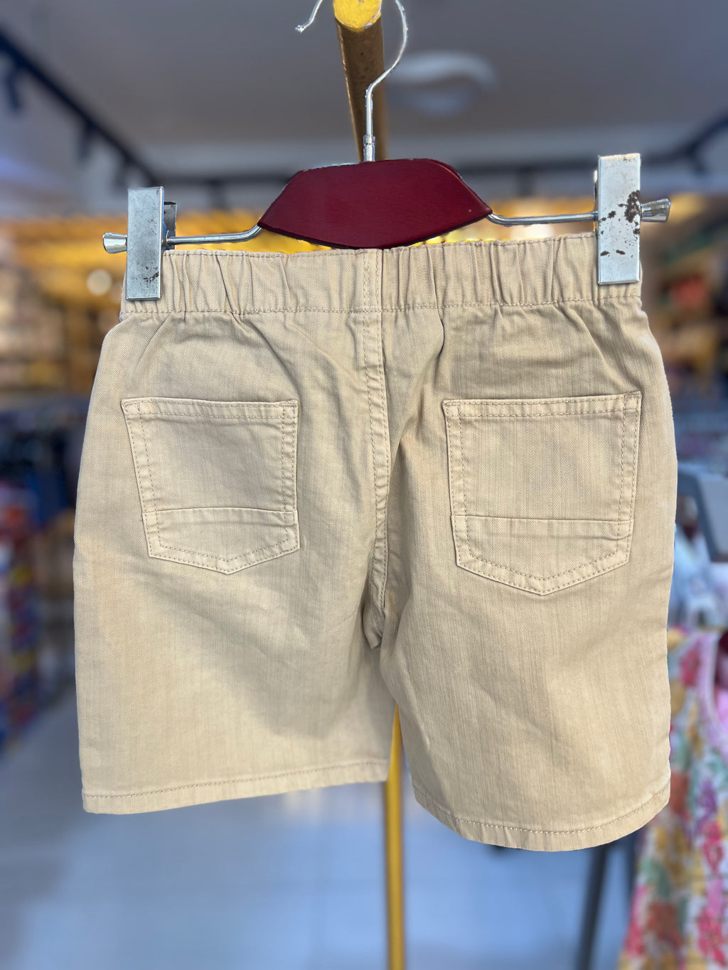 Premium Boys Casual Shorts Beige Khaki-C51