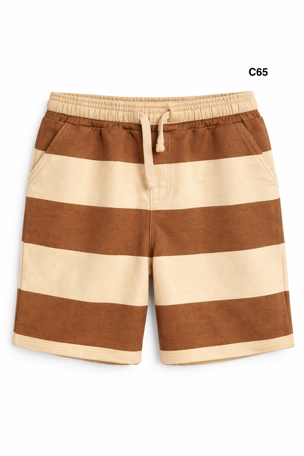 Boys Stripe Cotton Shorts-C65