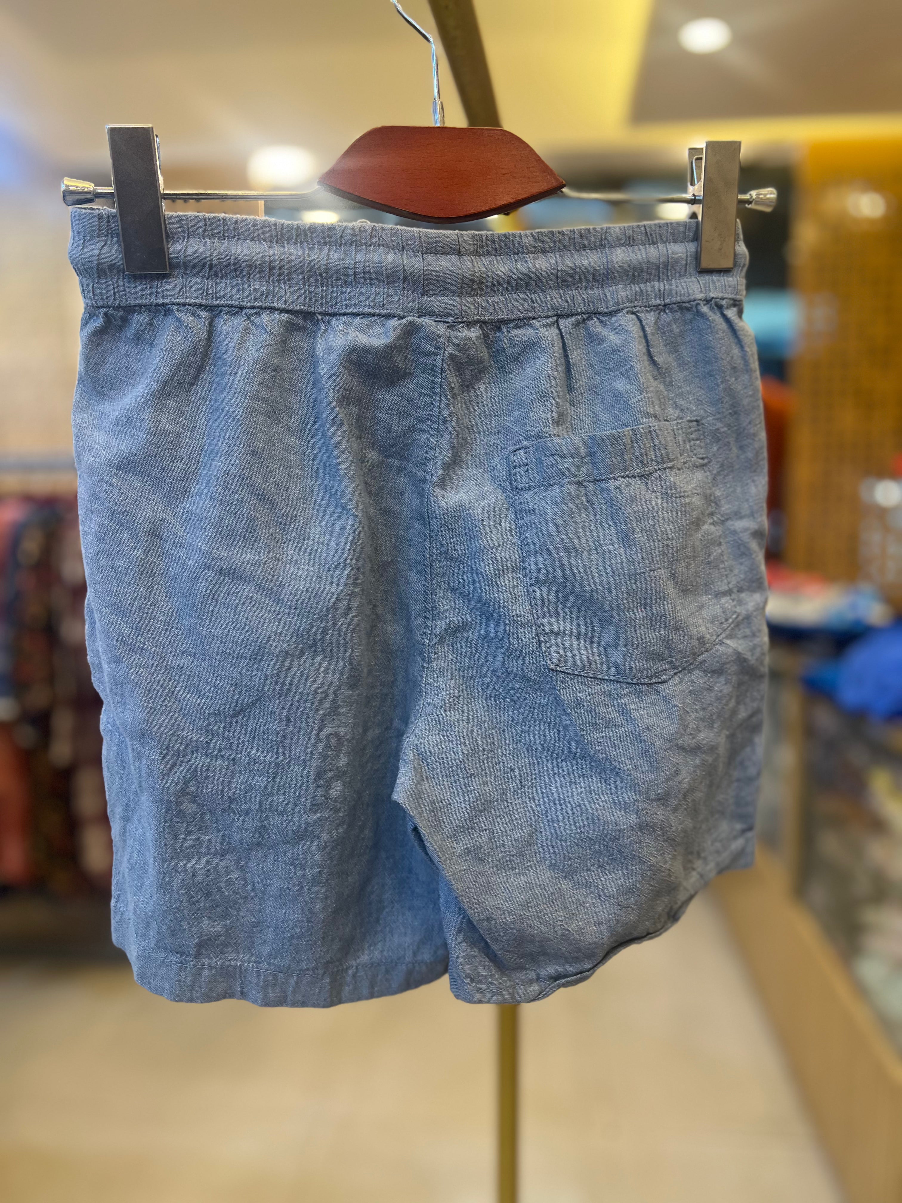 Premium Boys Casual Shorts Dusty Sky-C36