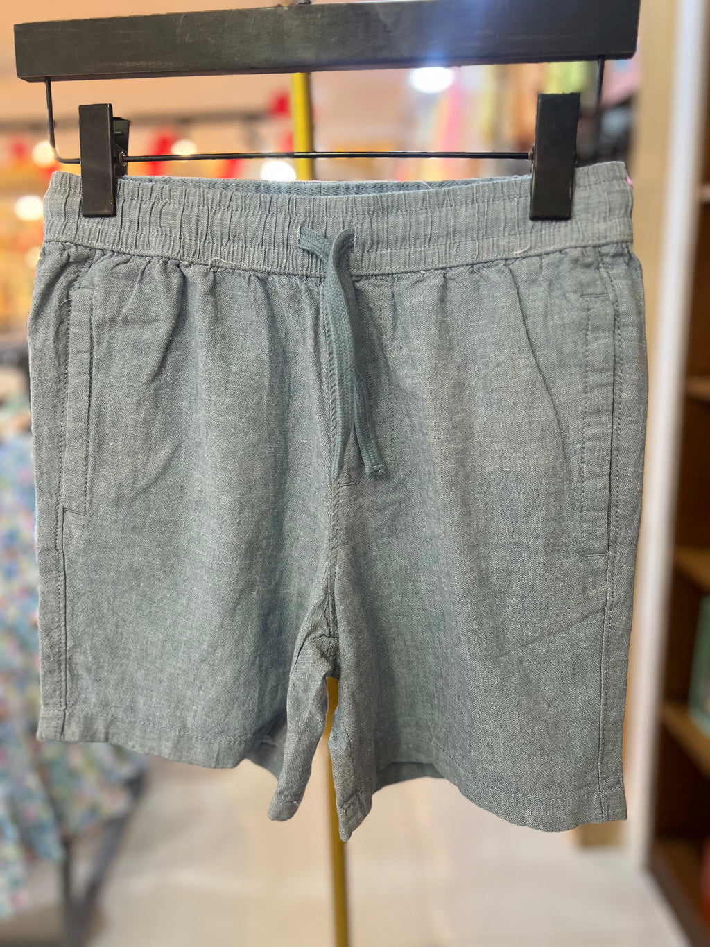 Premium Boys Casual Shorts Sky Blue Chambray-C72