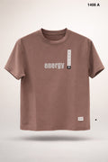 Gatsby Oversized T-Shirt for Men – Premium Stretch Cotton 1406 A Mauve