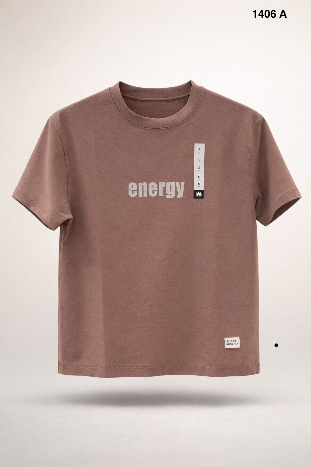 Gatsby Oversized T-Shirt for Men – Premium Stretch Cotton 1406 A Mauve